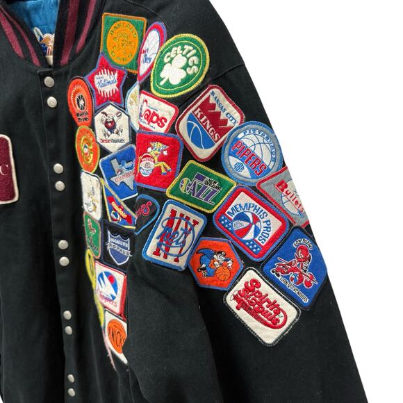 VTG Jeff Hamilton NBA/ABA Hardwood Classics Jacket 4XL - Picture 6 of 11